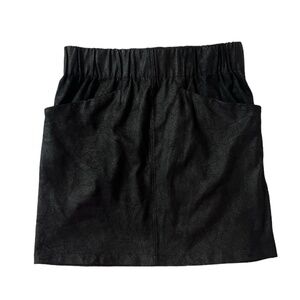 David Lerner Vegan Leather Skirt